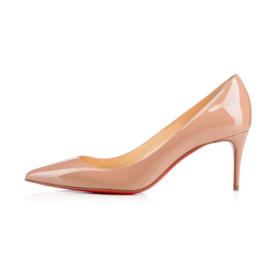 (W) Christian Louboutin Kate 'Nude'