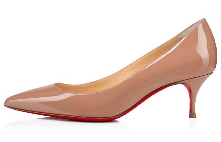 (W) Christian Louboutin Kate 'Nude'