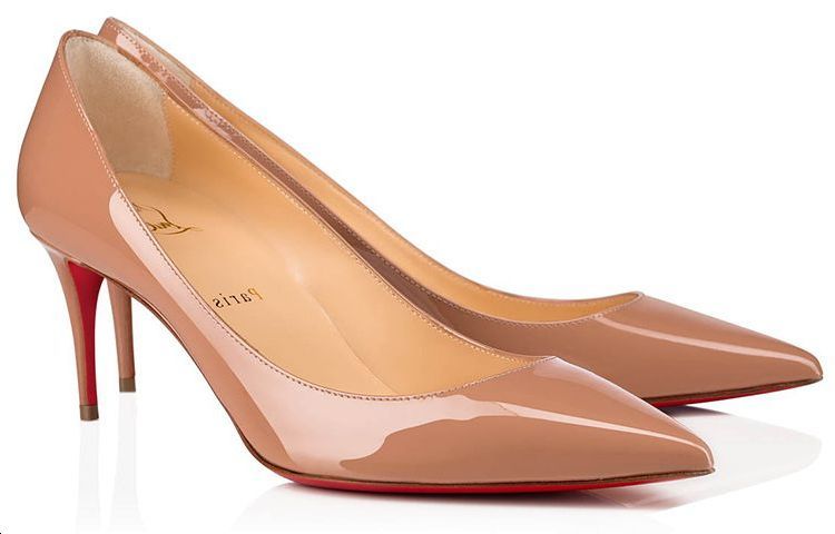 Shop Christian Louboutin Kate 高跟鞋 女式 裸色