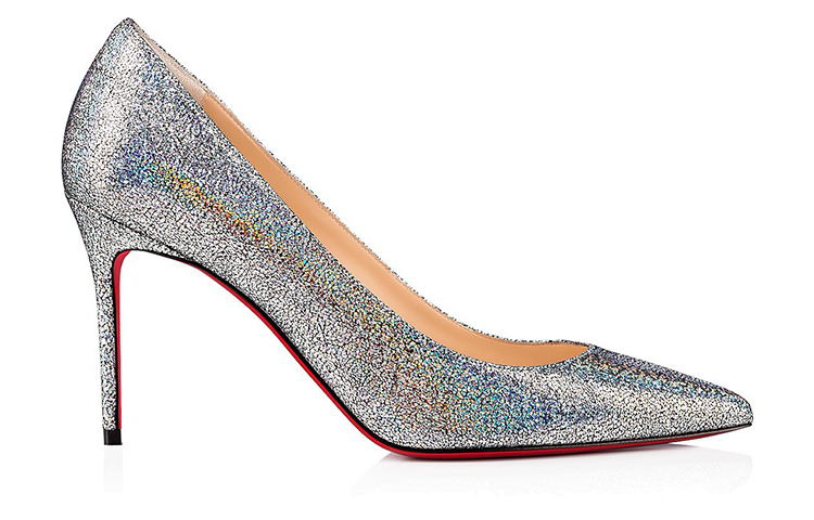 (W) Christian Louboutin Kate 'Silver Nappa' 圖 2
