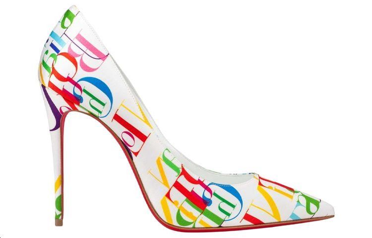 (W) Christian Louboutin Kate 'White Alphabetic' 圖 2