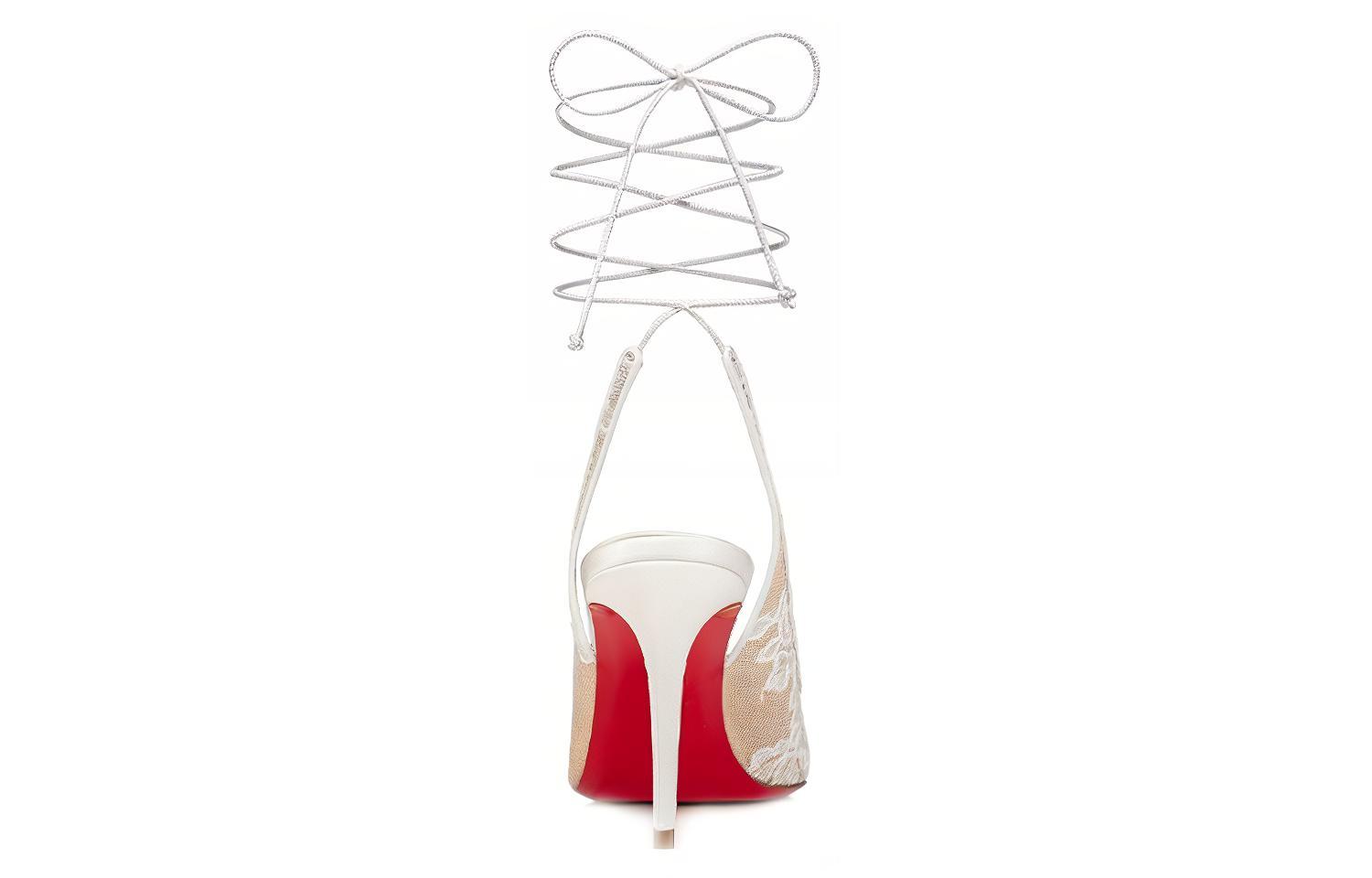 (W) Christian Louboutin Kate 'White Lace Mesh' 圖 3