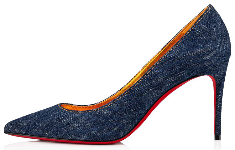 (W) Christian Louboutin Kate High Heels 'Blue Fashion'