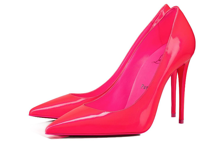 Lookbook (Women) Christian Louboutin Kate Leather Slip-On Stiletto 'Pink' 1231101P788