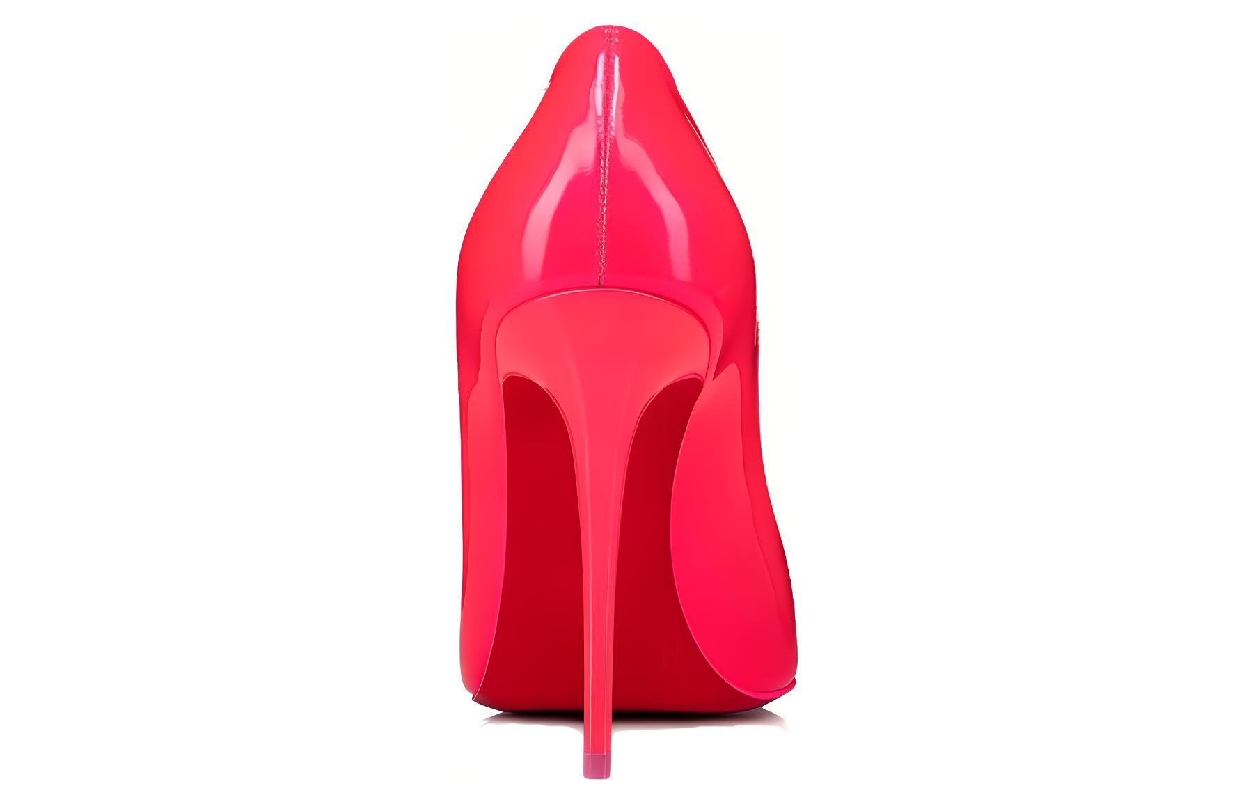 Shop (Women) Christian Louboutin Kate Leather Slip-On Stiletto 'Pink' 1231101P788