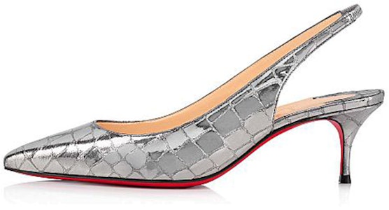 Christian Louboutin Kate Sling 高跟鞋 女性款 銀色 Buy Christian Louboutin Kate Sling 高跟鞋 女性款 銀色