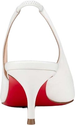 (Women) Christian Louboutin Kate Slingback 'White' 3210566W222 Lookbook (Women) Christian Louboutin Kate Slingback 'White' 3210566W222