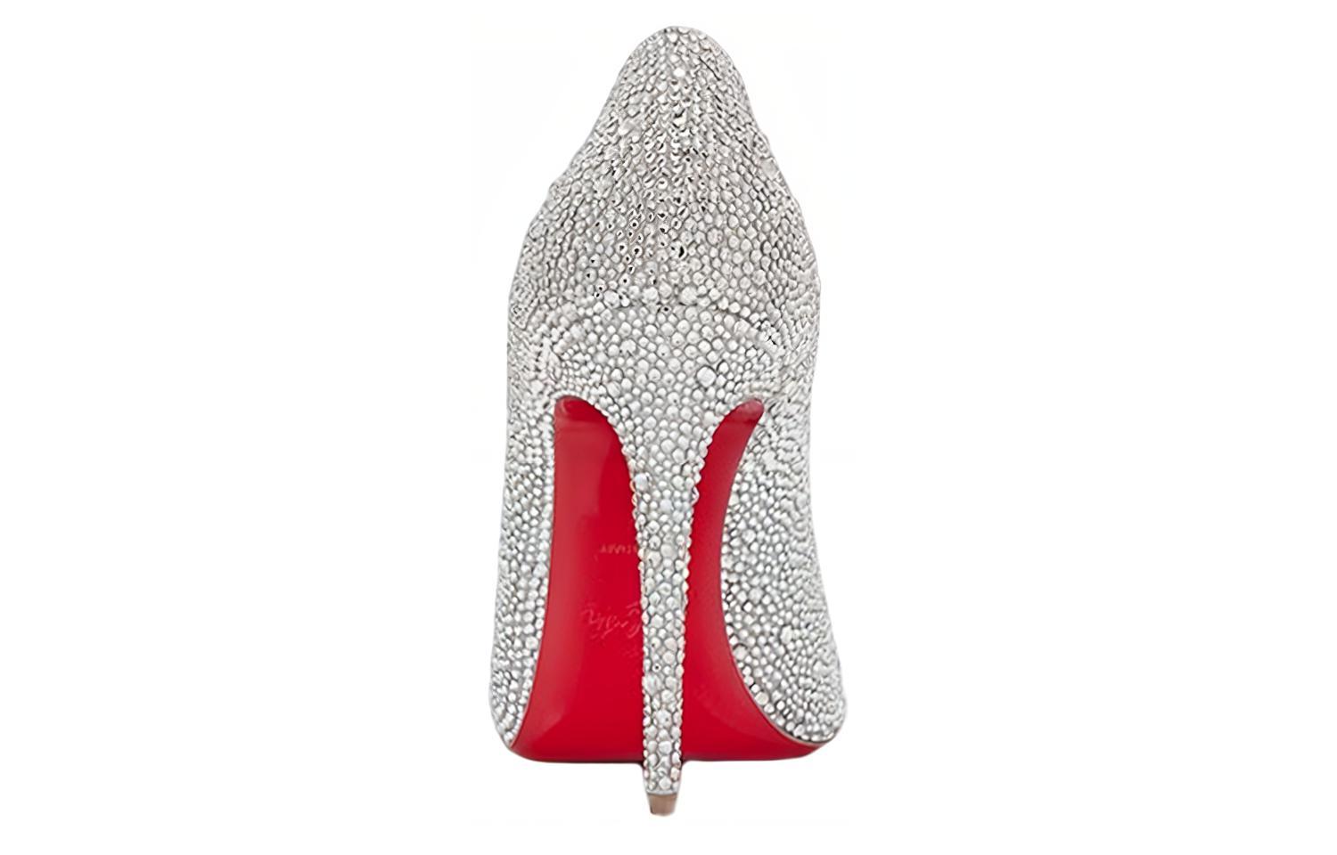 (W) Christian Louboutin Kate Strass 'Silver Crystal' 圖 4