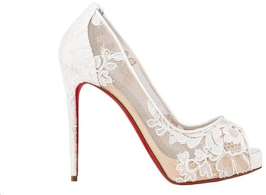 (Women) Christian Louboutin Lace Sandal 'White' 1191593W021 Order (Women) Christian Louboutin Lace Sandal 'White' 1191593W021