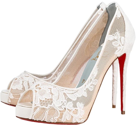 (Women) Christian Louboutin Lace Sandal 'White' 1191593W021 Lookbook (Women) Christian Louboutin Lace Sandal 'White' 1191593W021