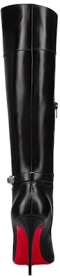 (Women) Christian Louboutin Leather Fashion Pointed-Toe Over-The-Knee Boots 10cm 'Black' 3221247BK01 Shop (Women) Christian Louboutin Leather Fashion Pointed-Toe Over-The-Knee Boots 10cm 'Black' 3221247BK01