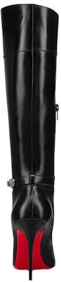 (W) Stivali Alti in Pelle a Punta Christian Louboutin 10cm ''Neri'' 3221247BK01 Shop (W) Stivali Alti in Pelle a Punta Christian Louboutin 10cm ''Neri'' 3221247BK01
