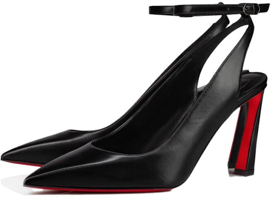 (Women) Christian Louboutin Leather Pointed-Toe Buckle Pumps 'Black' 1230617B439 Lookbook (Women) Christian Louboutin Leather Pointed-Toe Buckle Pumps 'Black' 1230617B439