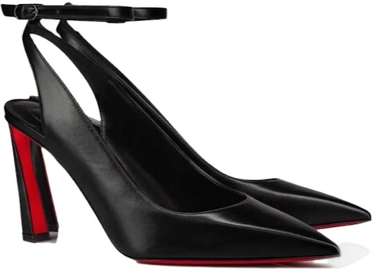 (Women) Christian Louboutin Leather Pointed-Toe Buckle Pumps 'Black' 1230617B439 Shop (Women) Christian Louboutin Leather Pointed-Toe Buckle Pumps 'Black' 1230617B439
