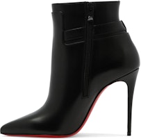 (Women) Christian Louboutin Leather Pointed-Toe Stiletto Ankle Boots 'Black' 3220843BK01 (Women) Christian Louboutin Leather Pointed-Toe Stiletto Ankle Boots 'Black' 3220843BK01