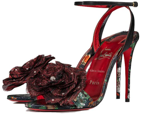 (W) Christian Louboutin Leder Blockabsatz-Sandalen mit Schnalle ''Schwarz'' 3230517J666 Lookbook (W) Christian Louboutin Leder Blockabsatz-Sandalen mit Schnalle ''Schwarz'' 3230517J666