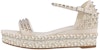 (W) Sandal Kulit Christian Louboutin 'Beige' 1220576W408