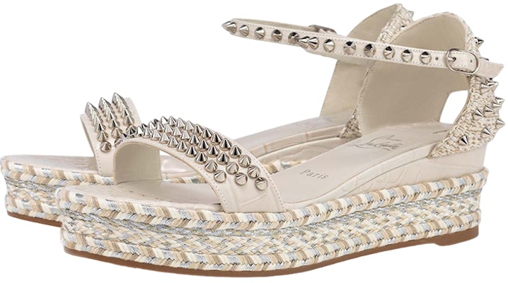 (W) Sandal Kulit Christian Louboutin 'Beige' 1220576W408 Order (W) Sandal Kulit Christian Louboutin 'Beige' 1220576W408