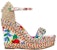 (W) Sandal Kulit Christian Louboutin 'Multicolor' 1221263T182