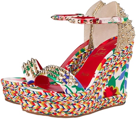 (Women) Christian Louboutin Leather Sandals 'Multicolor' 1221263T182 Lookbook (Women) Christian Louboutin Leather Sandals 'Multicolor' 1221263T182
