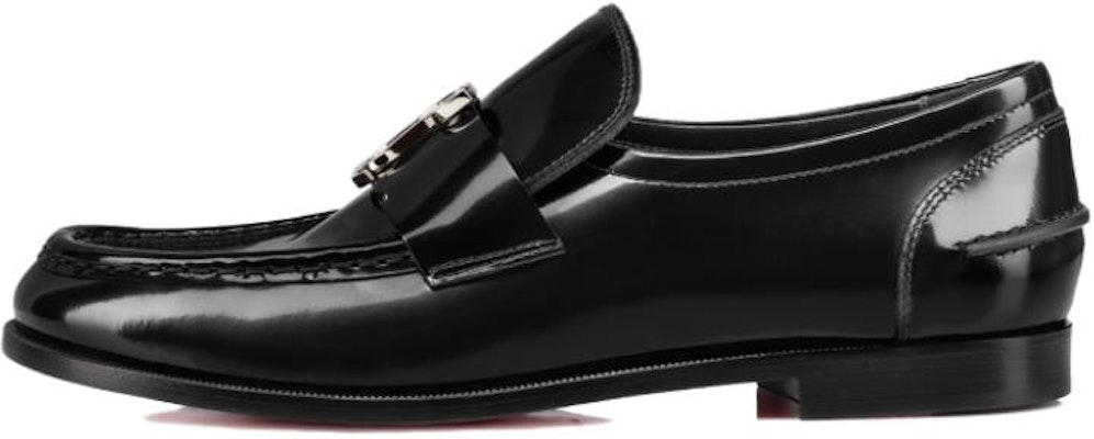 (Women) Christian Louboutin Leather Slip-On Black 'Comfort Casual' 1230355B439 Buy (Women) Christian Louboutin Leather Slip-On Black 'Comfort Casual' 1230355B439