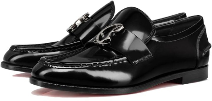 (Women) Christian Louboutin Leather Slip-On Black 'Comfort Casual' 1230355B439 Order (Women) Christian Louboutin Leather Slip-On Black 'Comfort Casual' 1230355B439