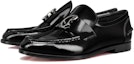 Order (W) Christian Louboutin Kasut Kulit Slip-On Hitam 'Keselesaan Kasual' 1230355B439