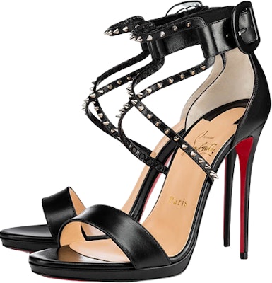 (Women) Christian Louboutin Leather Stiletto Sandals 'Black' 3180515BK65 Lookbook (Women) Christian Louboutin Leather Stiletto Sandals 'Black' 3180515BK65