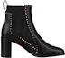 Order (W) Bottes Chealsea à Talons Chunky à Clous en Cuir Christian Louboutin 7cm ''Noir'' 1230031BK01