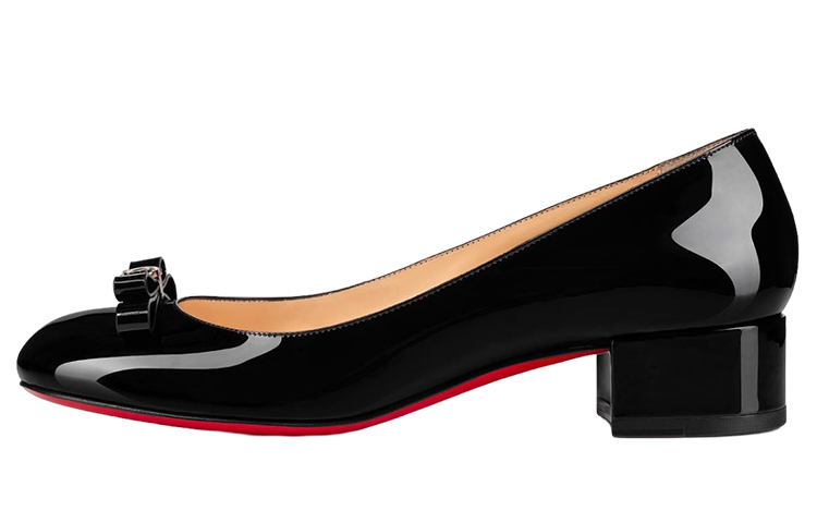 (W) Christian Louboutin Loafer 'Black Patent'