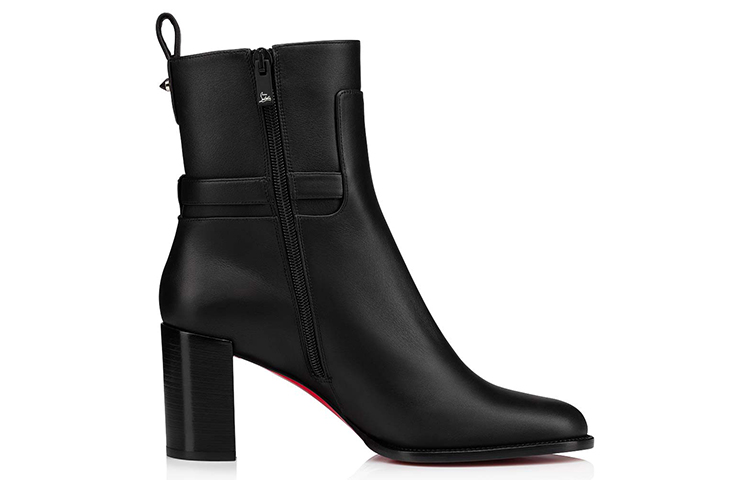 (W) Christian Louboutin Lock Booty 'Black Calfskin' 圖 2