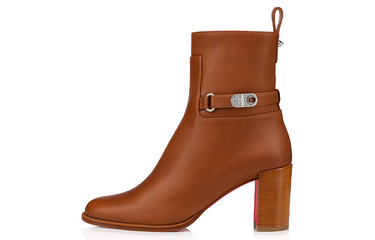 (W) Christian Louboutin Lock Booty 'Brown Casual'