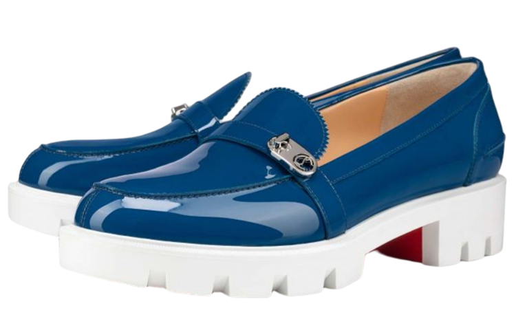 (W) Christian Louboutin Lock Woody Blue 圖 3