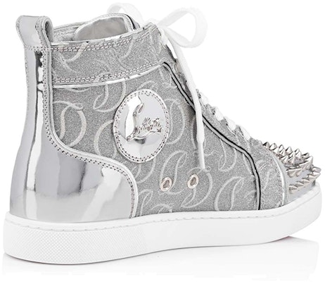 (Women) Christian Louboutin Lou Spikes High-Top 'Grey' 1220116SV71 Lookbook (Women) Christian Louboutin Lou Spikes High-Top 'Grey' 1220116SV71