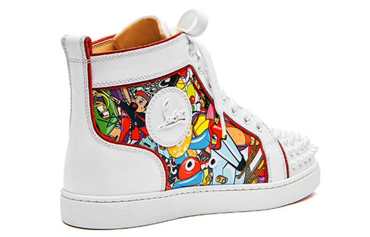 (W) Christian Louboutin Lou Spikes High-Top 'Multicolor' 圖 2