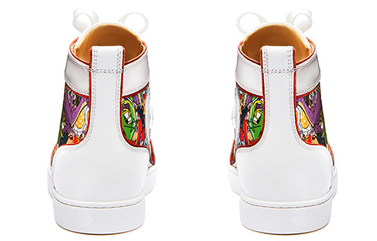 (W) Christian Louboutin Lou Spikes High-Top 'Multicolor' 圖 4