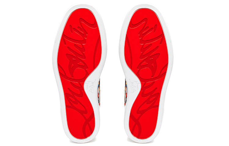 (W) Christian Louboutin Lou Spikes High-Top 'Multicolor' 圖 5