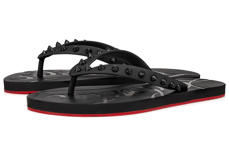 Order (W) Christian Louboutin Loubi Flip 'Hitam' 1210655-BK01