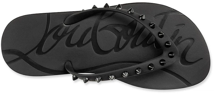 (W) Christian Louboutin Loubi Flip 'Hitam' 1210655-BK01 Lookbook (W) Christian Louboutin Loubi Flip 'Hitam' 1210655-BK01