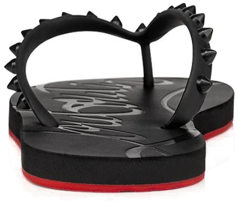 (W) Christian Louboutin Loubi Flip 'Hitam' 1210655-BK01 Shop (W) Christian Louboutin Loubi Flip 'Hitam' 1210655-BK01