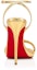Shop (W) Christian Louboutin Loubi Queen 'Sandal Fesyen Emas' 1220803G297