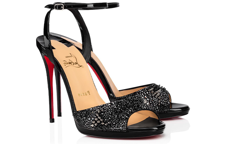 Lookbook (W) Sandali Christian Louboutin Loubiloo ''Bling Bang Nero'' 3201314J112