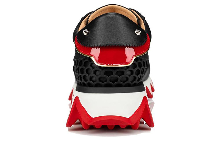 Shop (W) ルブタン ルビシャーク 黒×赤 3201324-H358