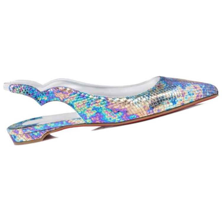 (W) Christian Louboutin Louis Flat 'Blue Leather' 圖 2