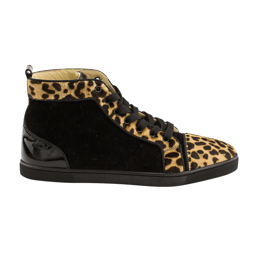 Buy (W) Christian Louboutin Louis Flat Bulu Kuda 'Harimau Bintang' 282800