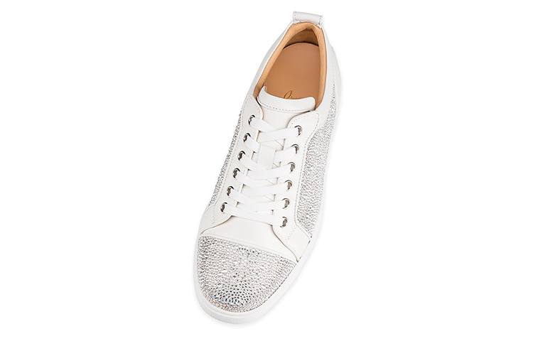 (W) Christian Louboutin Louis Junior Strass Low 'White Fashion' 圖 4