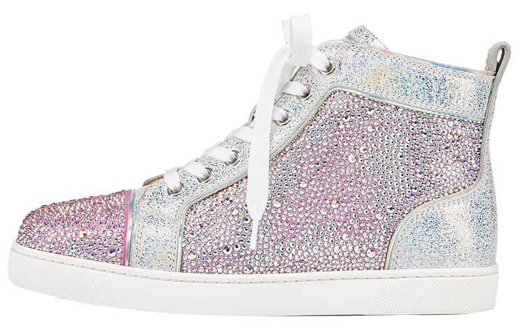 (W) Christian Louboutin Louis Strass 'Pink'