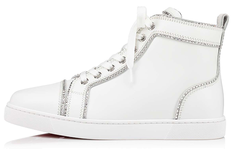 (Women) Christian Louboutin Louis Strass High-Top 'Bordo Fashion' 1220107W396