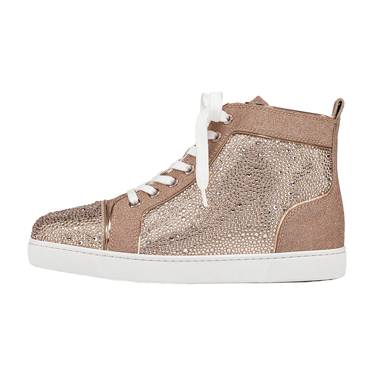 Buy Women Christian Louboutin Louis Strass High Top Sneaker Gold 1200070N142 Novelship