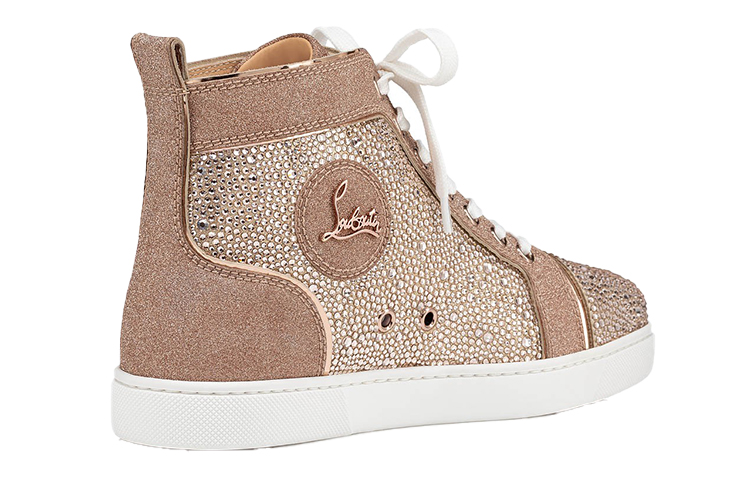 Lookbook (W) Christian Louboutin Louis Strass High Top Sneaker ''Goud'' 1200070N142